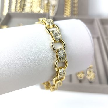 bratara placata cu aur dama eleganta