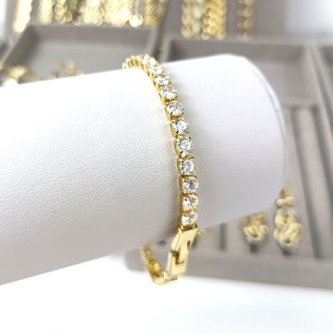 brățară damă placată cu aur elegantă