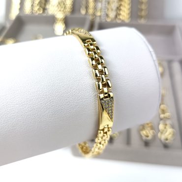 brățară damă aur inox elegantă