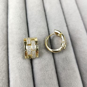 Cercei placați cu aur BIJUTELO