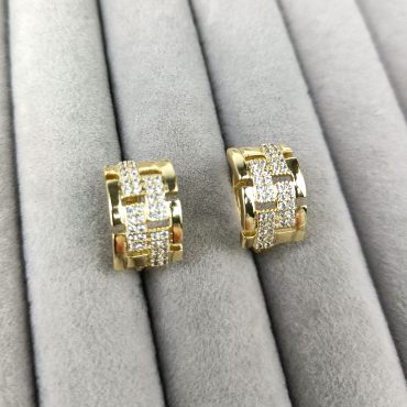 Cercei placați cu aur BIJUTELO