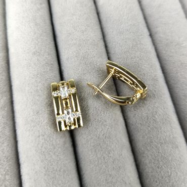 Cercei placați cu aur BIJUTELO