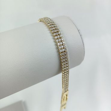 Brățară placată cu aur BIJUTELO (33)