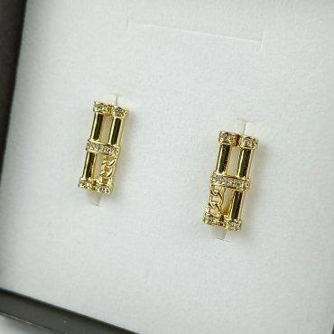 Cercei placați cu aur BIJUTELO