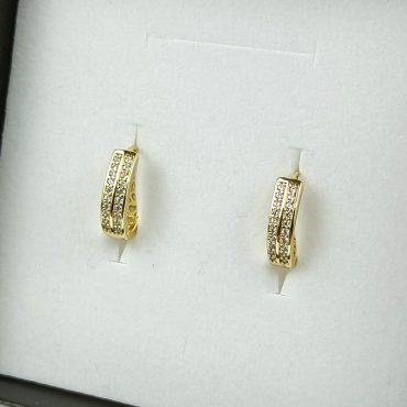 Cercei placați cu aur BIJUTELO