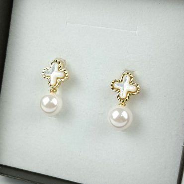 Cercei placați cu aur BIJUTELO