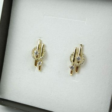 Cercei placați cu aur BIJUTELO