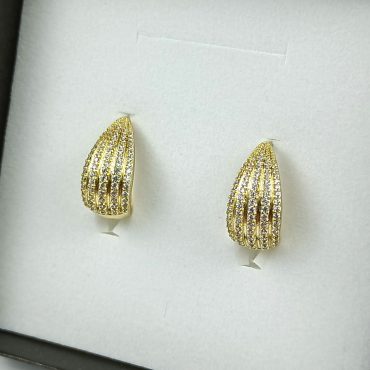 Cercei placați cu aur BIJUTELO