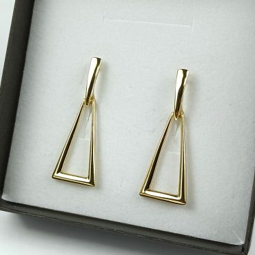 Cercei placați cu aur BIJUTELO