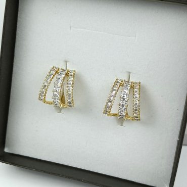 Cercei placați cu aur BIJUTELO