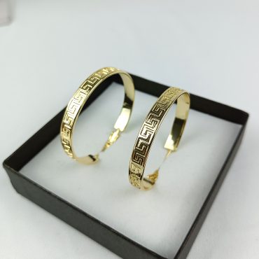 Cercei placați cu aur BIJUTELO