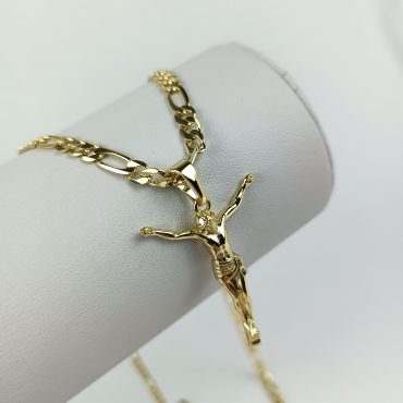 Lănțic cu pandantiv placat cu aur BIJUTELO