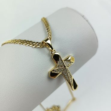 Lănțic cu pandantiv placat cu aur BIJUTELO