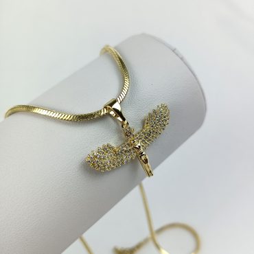 Lănțic cu pandantiv placat cu aur BIJUTELO