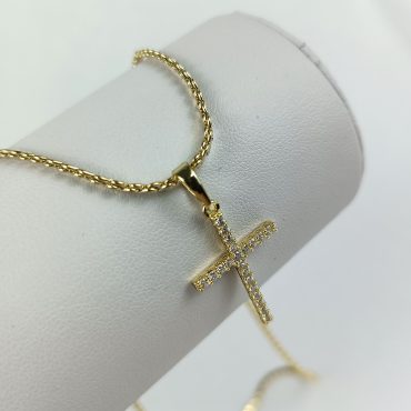 Lănțic cu pandantiv placat cu aur BIJUTELO