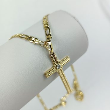 Lănțic cu pandantiv placat cu aur BIJUTELO