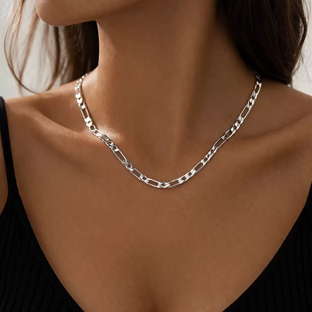 lănțișor argint 925 stil Cartier 50 cm elegant BIJUTELO (1)